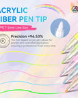 acrylic fiber pen tip acrylic paint pens for nails
