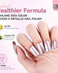 healthy formula Saviland rose gold chrome nail polish