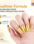 healthy formula metallic gold chrome nail polish