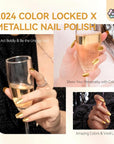 best gold metallic nail polish make gold chrome nail art