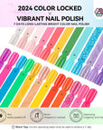 24 colors quick dry long lasting nail polish