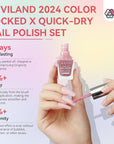 Saviland quick dry sheer color nail polish