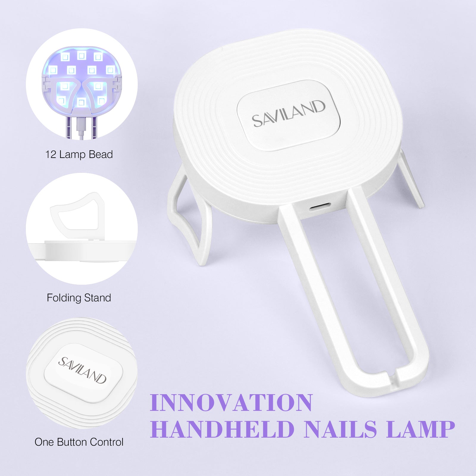 gel nail kit with mini nail lamp