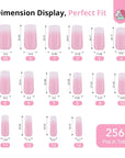 Ombre Press-On Nail Kit with Drill & UV Lamp