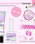 Ombre Press-On Nail Kit with Drill & UV Lamp