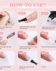 how to use the clear poly gel