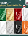 8 colors Saviland poly gel nail kit with uv light