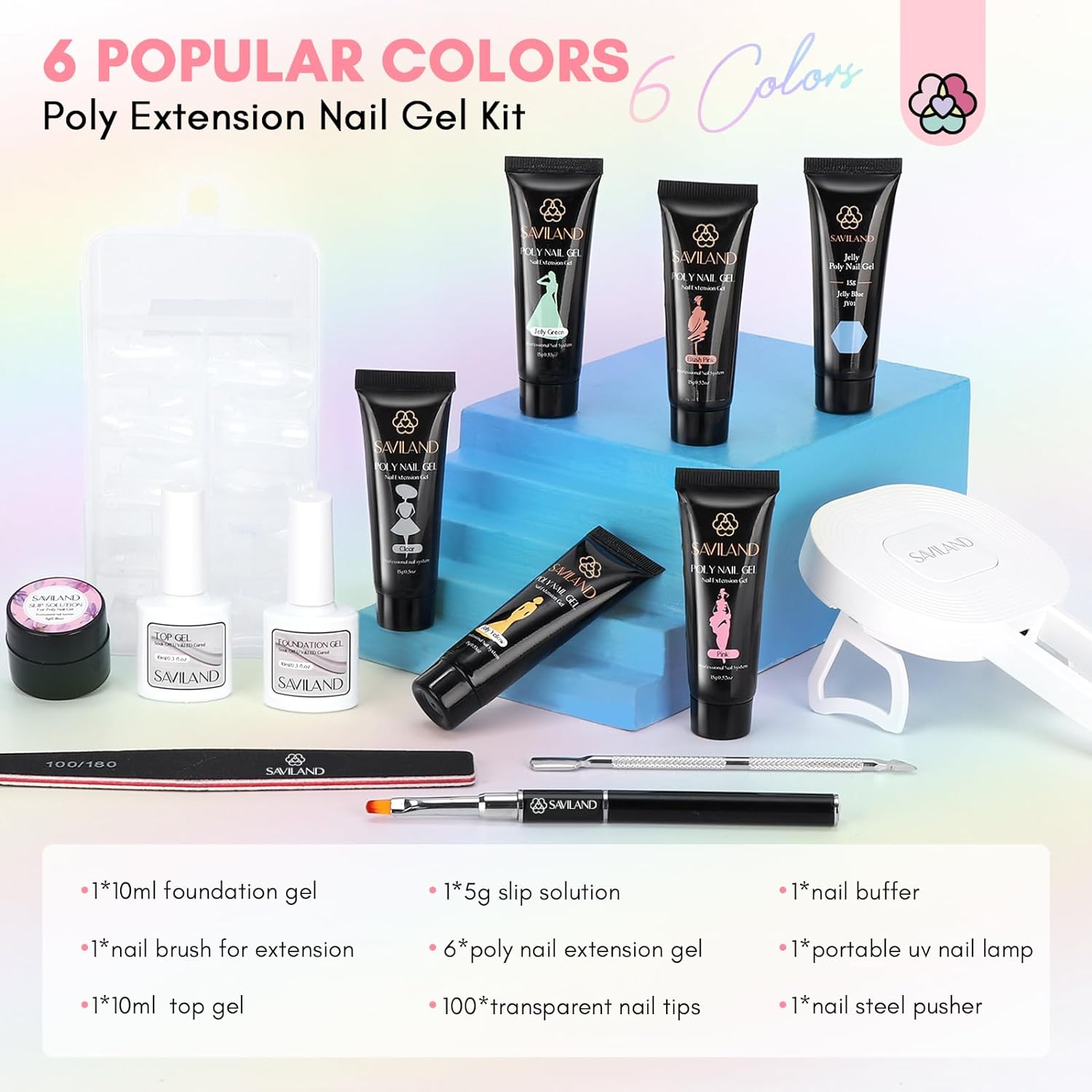what's in the best poly gel nail kit