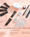 what's int the All-In-One Poly Nail Gel Kit