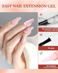 All-In-One Poly Nail Gel With Lamp
