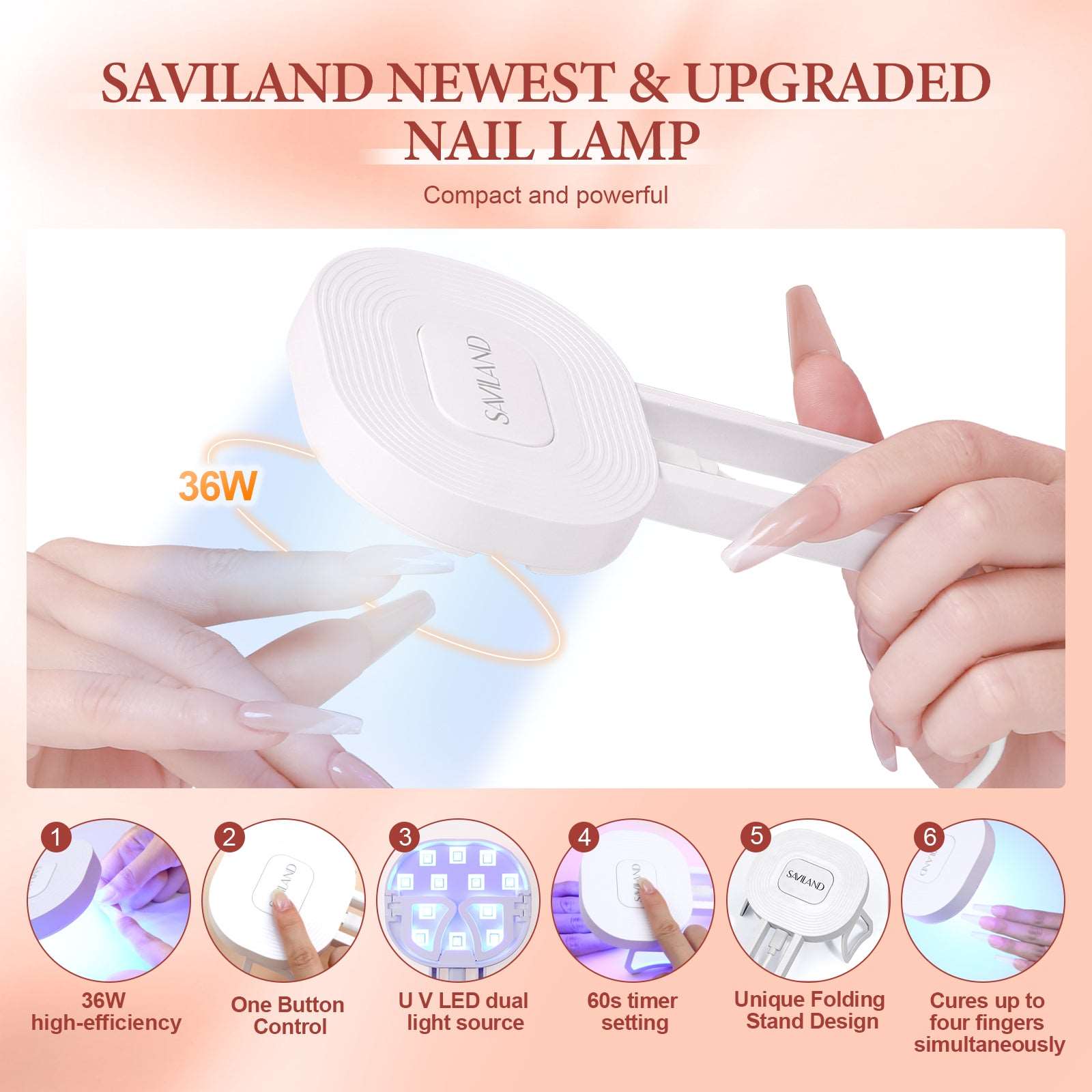 Poly Nail Gel kit With Lamp