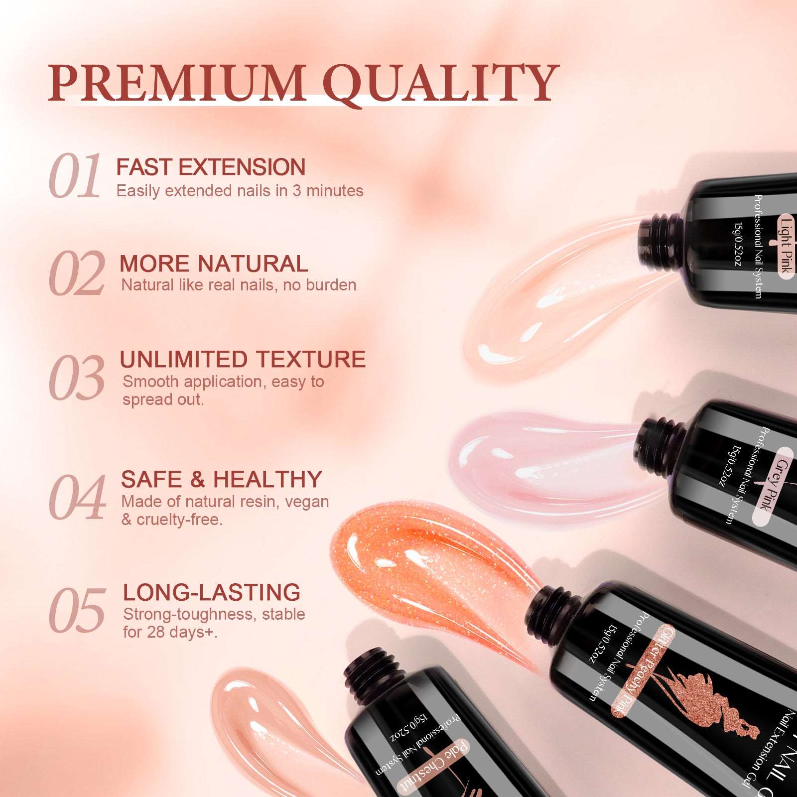 poly gel nail extension