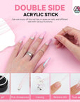 double side acrylic stick