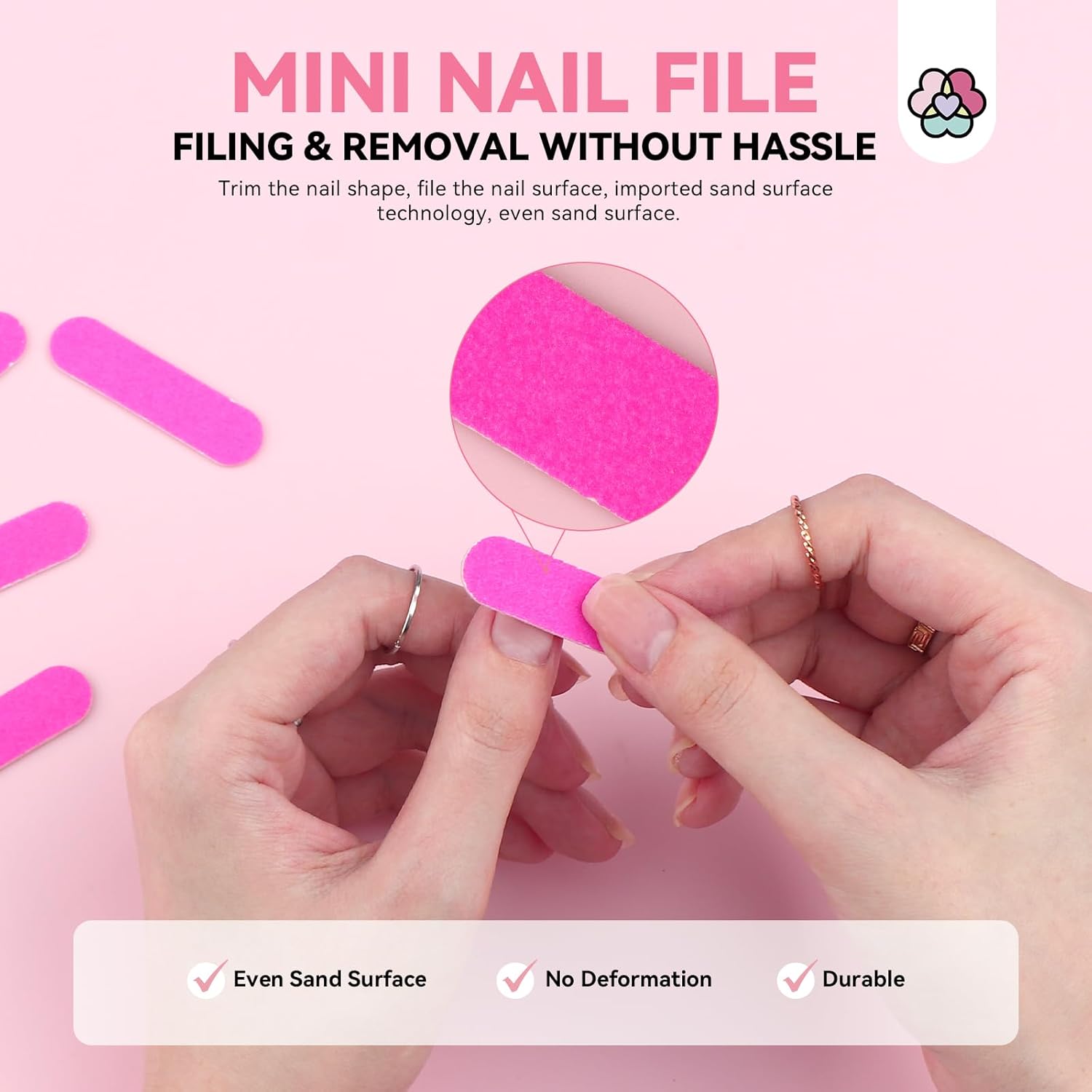 mini nail file for fake nails