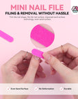 mini nail file for fake nails