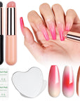 Saviland silicone nail brush set