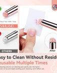 easy to clean silicone nail brush