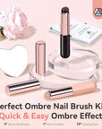 silicone nail brush-perfect pmbre effect