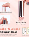 details of the nail art silicone brush