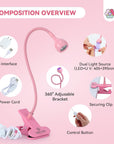 Saviland gooseneck nail lamp