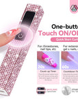 quick start curing pink uv nail lamp