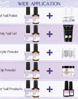 wide application of the Saviland nail dehydrator and primer set