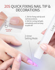 Portable UV Nail Lamp for Fast Gel Nail Curing Anywhere (Ships to US Only)