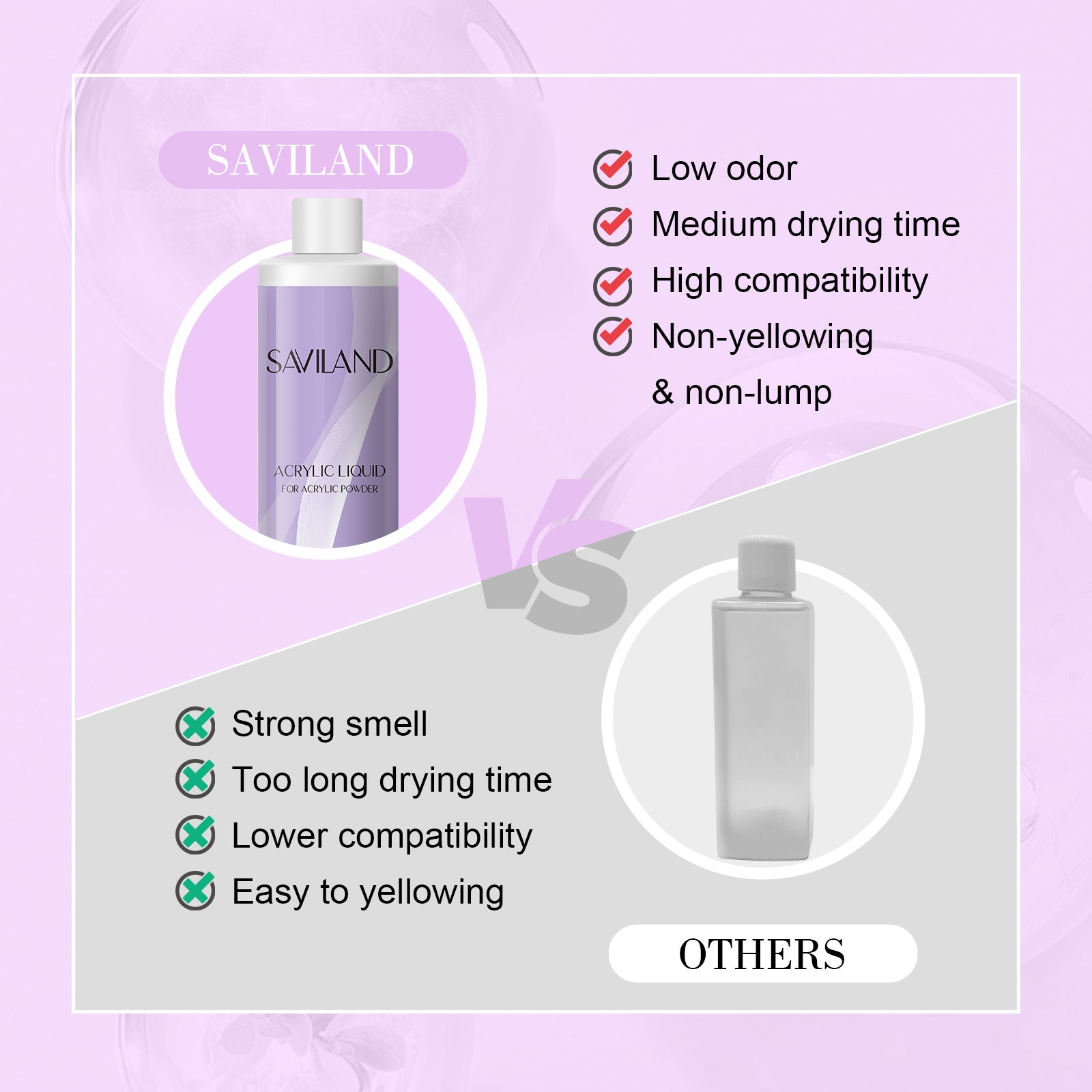 Large Capacity Acrylic Liquid for Salon Nail Services