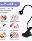 Flexible USB Mini Nail Lamp for Quick Gel Curing (Ships to US Only)