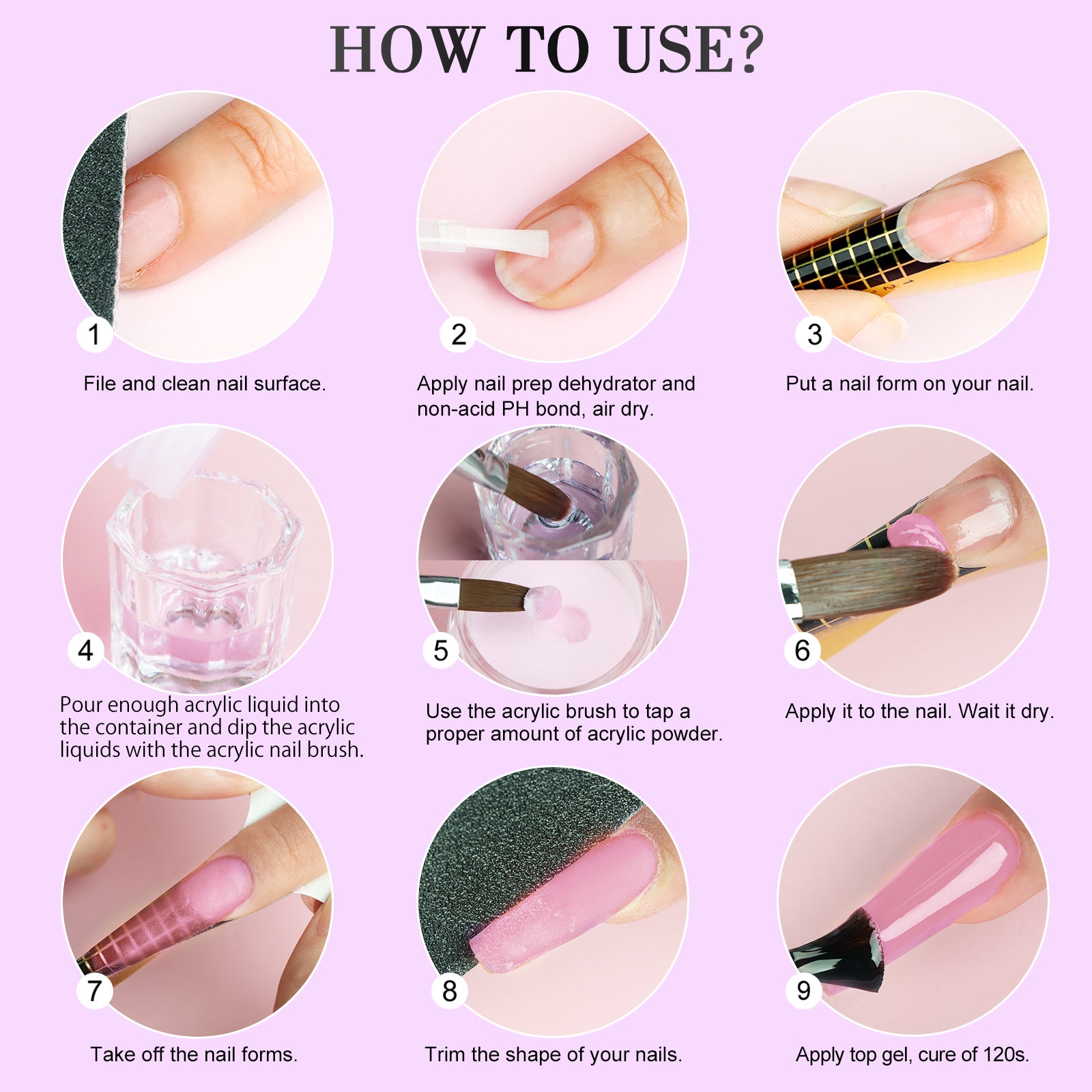 Large Capacity Acrylic Liquid for Salon Nail Services